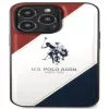 U.S. POLO ASSN. USHCP14XPSO3 Capa Tricolor Embossed para iPhone 14 Pro Max 6,7