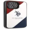 U.S. POLO ASSN. USHCP14XPSO3 Capa Tricolor Embossed para iPhone 14 Pro Max 6,7