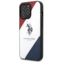 U.S. POLO ASSN. USHCP14XPSO3 Capa Tricolor Embossed para iPhone 14 Pro Max 6,7