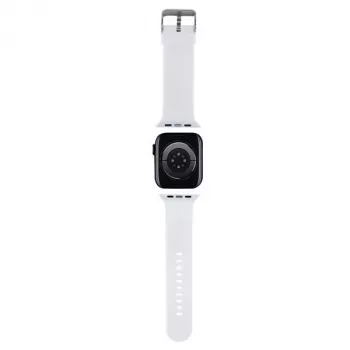 Pulseira Karl Lagerfeld 3D Rubber Karl Head para Apple Watch 38/40/41mm branca