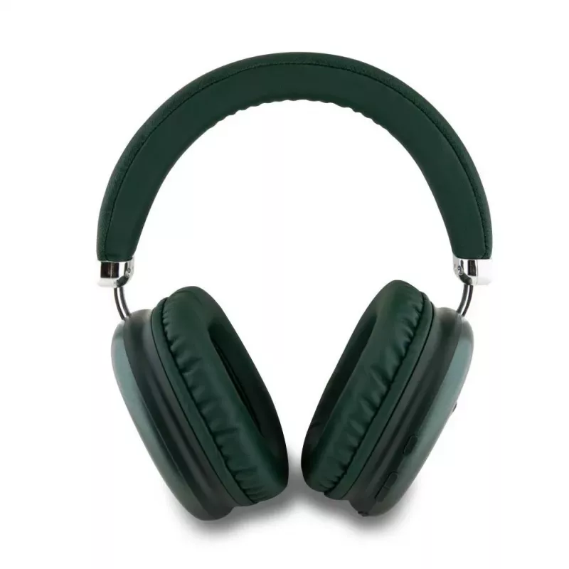 Guess Auscultadores Bluetooth 5.3 over-ear com logótipo 4G Triangle caqui