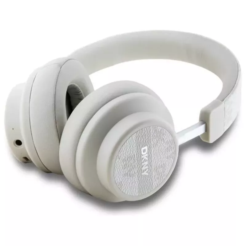 DKNY DKBHM2PCSHLP Auscultadores Bluetooth over-ear com padrão xadrez pérola