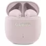 Guess Printed Classic Logo - auriculares Bluetooth TWS + estojo de carregamento (rosa)