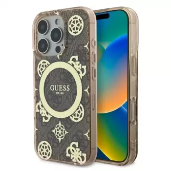 Guess GUHMP16LH4PYEEW Capa rígida para Apple iPhone 16 Pro 6,3