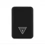 Guess Power bank sem fios Grained Triangle 5000mAh 15W USB-C MagSafe preto