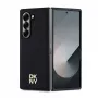 DKNY DKHMZFD6PSHRPSK Capa com padrão repetido Stack Logo para Samsung Galaxy Z Fold6 - preto
