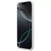 Capa KARL LAGERFELD Silicone Case Karl Sketch & Logo MagSafe para iPhone Air, branco