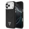 Capa MagSafe Guess Triangle Logo para iPhone 17 Pro Max (preta)