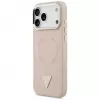 Capa MagSafe Guess Triangle Logo para iPhone 17 Pro (rosa)