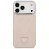 Capa MagSafe Guess Triangle Logo para iPhone 17 Pro (rosa)