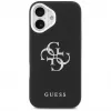 Capa Guess Grained Big 4G Classic Logo para iPhone 17, Preto