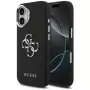 Capa Guess Grained Big 4G Classic Logo para iPhone 17, Preto
