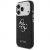 Capa Guess Grained Big 4G Classic Logo para Apple iPhone 17 Pro, Preto
