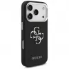 Capa Guess Grained Big 4G Classic Logo para Apple iPhone 17 Pro, Preto