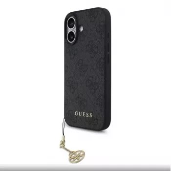 Guess 4G Charms Collection MagSafe Capa para iPhone 17 (preto)