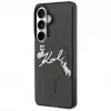 Capa Karl Lagerfeld IML KC Script MagSafe para Samsung Galaxy S26, preto