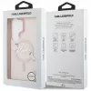 Capa MagSafe KARL LAGERFELD IML KC Script para Samsung Galaxy S26 Ultra, rosa