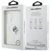 Capa MagSafe KARL LAGERFELD IML Peekaboo Choupette para Samsung Galaxy S26, transparente