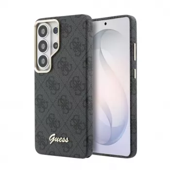 Capa MagSafe Guess 4G Script para Samsung Galaxy S26 Ultra (preta)