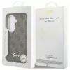 Capa MagSafe Guess 4G Script para Samsung Galaxy S26 (castanha)