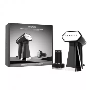 STEAMONE SN300B+RP10 Conjunto Vaporizador de roupa portátil preto