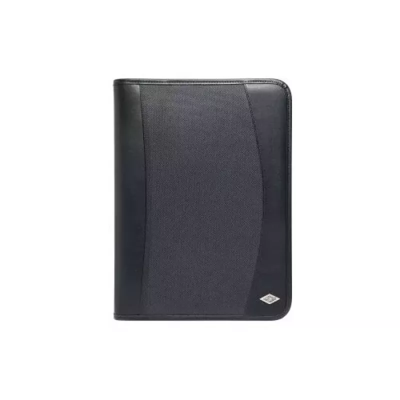 WEDO Organizador ELEGANCE - estojo com fecho para tablet - pele sintética, nylon texturizado - preto - 10,5