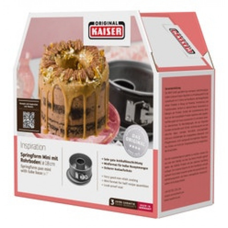 KAISER Inspiration mini forma de mola 18 cm com fundo plano e tubular