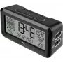 TFA 60.2562.01 Despertador digital com rádio e clima ambiente BOXX2, preto/prateado