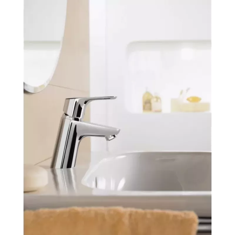 Hansgrohe Focus E2 Misturadora de lavatório 3173 Cromado Monocomando de encastrar com conjunto de escoamento