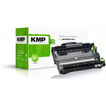 Unidade de tambor KMP Brother DR-2510 15 000 páginas recondicionada - Compatível