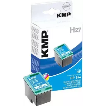 Tinteiro compatível KMP H27 tricolor (ciano, magenta, amarelo) 14 ml - Alternativa ao HP 344
