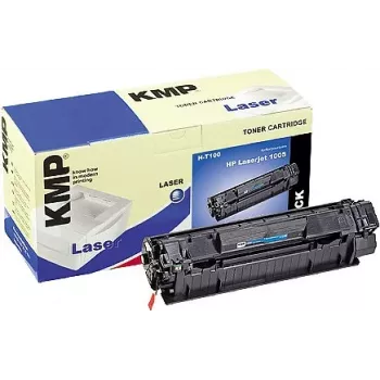 Cartucho de toner compatível KMP H-T100 preto 80g (Alternativa ao HP 35A) para HP LaserJet P1005, P1006