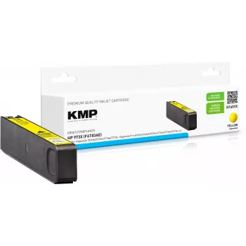 Tinteiro compatível KMP H165YX à base de pigmento amarelo High Yield XL para HP PageWide Pro 450 série
