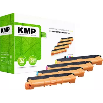 Toner KMP multipack compatível com Brother TN-243 preto, ciano, magenta, amarelo