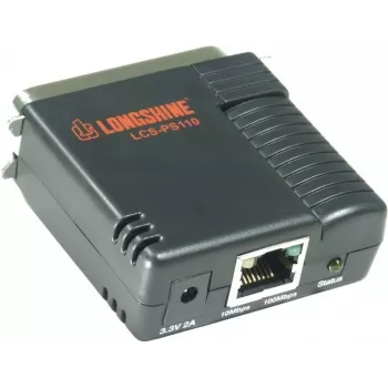 Longshine LCS-PS110-A servidor de impressão 10/100 Mbps 1x porta paralela