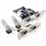 Longshine LCS-6320A placa controladora paralela PCI Express x1 de 2 portas