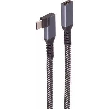 ShiverPeaks BS14-74016 Cabo USB 3.2 Gen 2 USB-C 1,5 m preto/branco