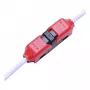 SYNERGY21 Conector em I Easy Connect para Fita LED FLEX para 1 Linha Vermelho