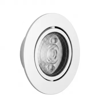SYNERGY21 Foco LED de encastrar no teto Helios branco - redondo + orientável - branco neutro 4000K 5W 400lm