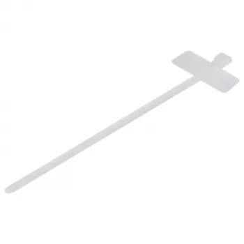Synergy21 ALLNET 19zbh abraçadeiras com campo de identificação, 100x2,5mm, pack de 100, transparente