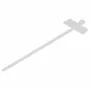 Synergy21 ALLNET 19zbh abraçadeiras com campo de identificação, 100x2,5mm, pack de 100, transparente