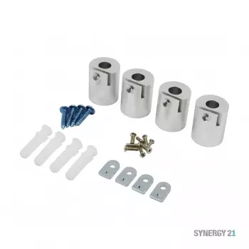 Synergy 21 Kit de moldura de montagem em superfície cilíndrica para painel LED para painéis V1 e V2 branco