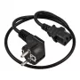 SYNERGY21 Cabo de alimentação 230V ficha Schuko CEE7 para conector fêmea IEC C13, 1,8m, preto (S218200)
