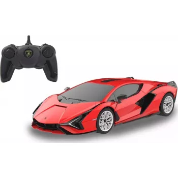 JAMARA Lamborghini Sián Carro de acrobacias RC - Escala 1:24 - Pronto a conduzir - Vermelho - Plástico