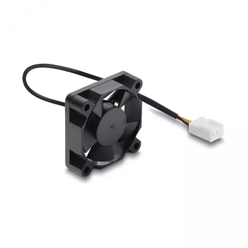 Ventoinha axial Delock 12 V DC, 35 x 35 x 10 mm preta