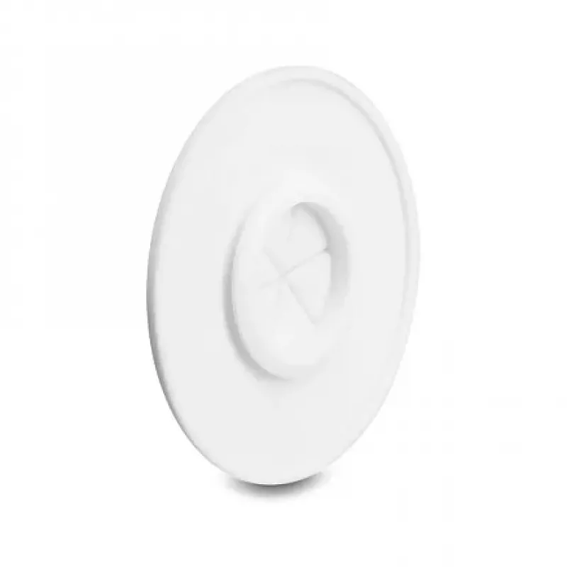 Delock passa-cabos de silicone redondo Ø 65 mm para montagem em parede / mesa branco