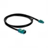 Delock cabo Mini FAKRA Z Dual fêmea para FAKRA Z Dual macho 0,5 m