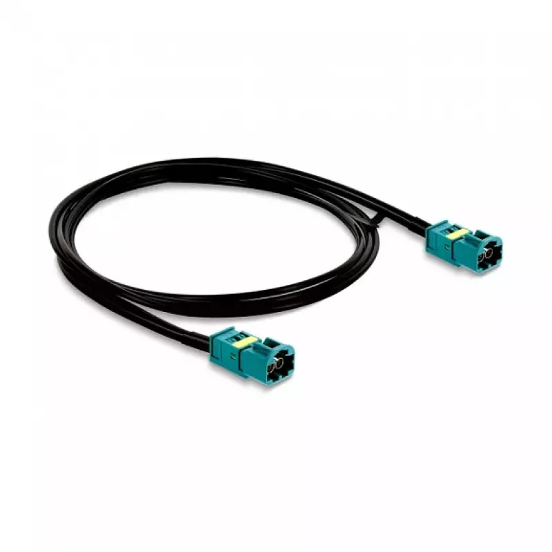 Cabo Delock Mini FAKRA Z ficha macho dupla para ficha macho FAKRA Z dupla, 0,2 m