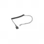 Cabo de extensão para headset EPOS Sennheiser CSTD 01 - EasyDisconnect - 1 m (preto)