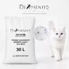 Diamentiq Baby Powder Areia de silicone para gatos não aglomerante, 30 l